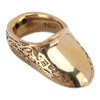 Archery Thumb Rings Good Protection Engraving Pattern Brass Finger Protector