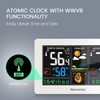 Wireless Indoor Outdoor Digital Weather Station with Atomic Clock &