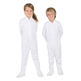 Footed Pajamas - In The Clouds Toddler Chenille One Piece Toddler - Small (Fits 2'8" - 2'11") White