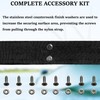 Fishing Rod Holder Straps for Boat Deck, Secures 5 Rods,