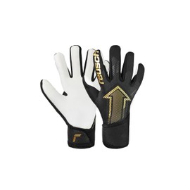 Reusch Fastgrip Gold Junior Grippy and Breathable Goalkeeper Gloves Football Gloves for Children and Teenagers for Boys Girls Suitable for All Weather Conditions and Pitch Surfaces