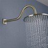 TRUSTMI 16 Inch S-Shape Shower Arm Stainless Steel Extra Long