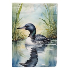 Caroline's Treasures Minnesota Common Loon Garden Flag Mailbox Flag Decorative Yard Flag Banner Outside Patio Artwork Yard Flower Beds, Garden Size, Multicolor
