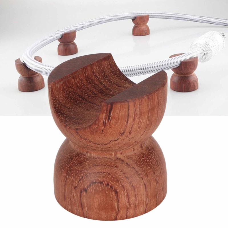 HiFi Cable Stand Shockproof Wooden Speaker Insulation Bracket HiFi Wire