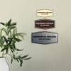 Signs ByLITA Fancy Residencia Privada No Entrar Sign (Brushed Silver)