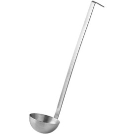 TrueCraftware- 4 oz Stainless Steel Ladle with Long Hooked Handle - Kitchen Ladle Best Kitchen Accessories for Cooking and Serving Spoon for Soup Chili Gravy Salad Dressing and Pancake Batter