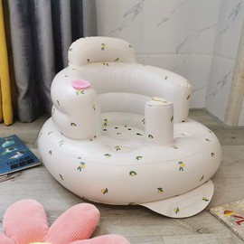 Asiento Inflable para bebé, Respaldo para bebé, sofá, Tumbona, Silla de Ducha de Verano para Niños Pequeños, Asiento de Suelo, Silla Portátil para Sentarse, Asiento de Suelo,
