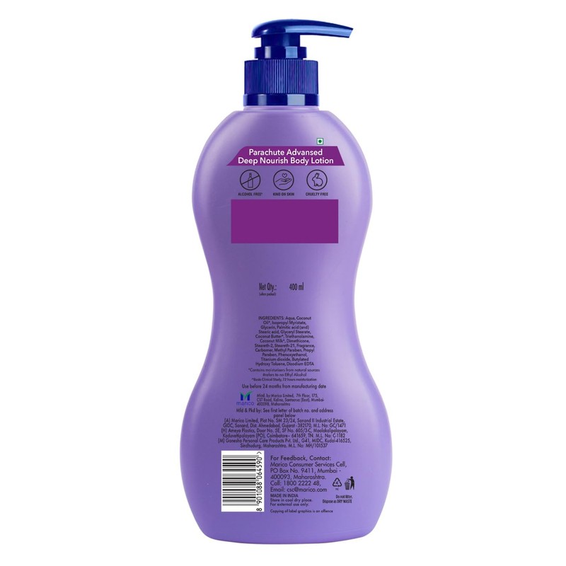 Parachute Advansed Deep Nourish Body Lotion (400ml)