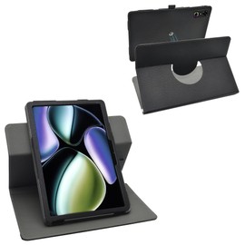 LiuShan Compatible with REDMAGIC Astra case,Zuleisy E8A case,360 Degree Rotation Stand PU Cover for REDMAGIC Astra 9 Inch Tablet(Not Fit Other Tablet),Black