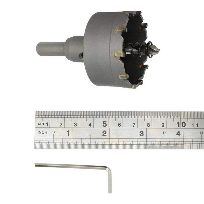 AUTOTOOLHOME 2 inch (50mm) Metal Steel Hole Saw Tooth Carbide