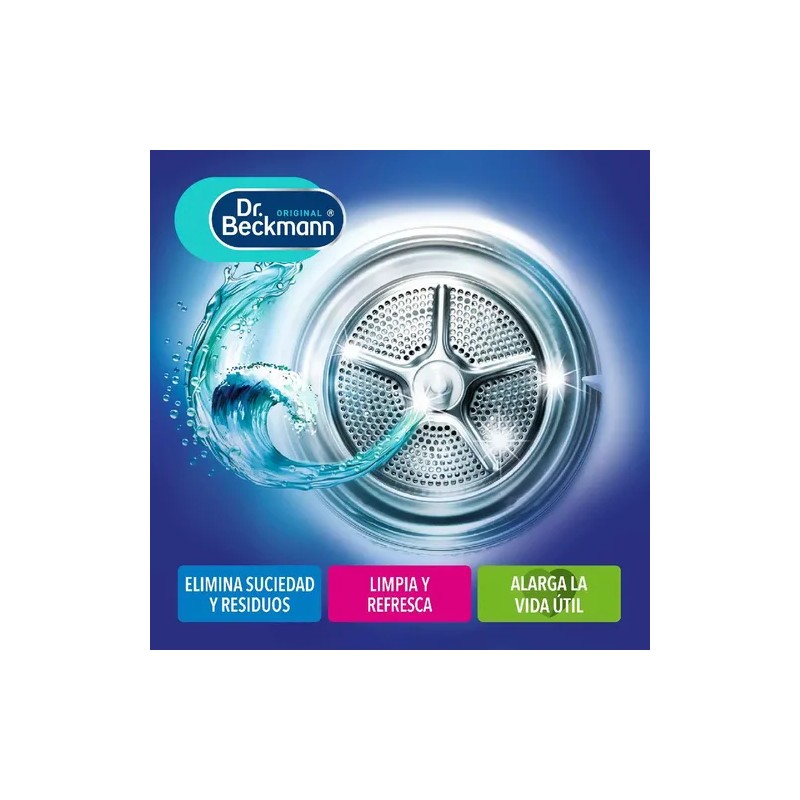 Doy Pack Limpia Lavadoras 100g 3pz Dr. Beckmann