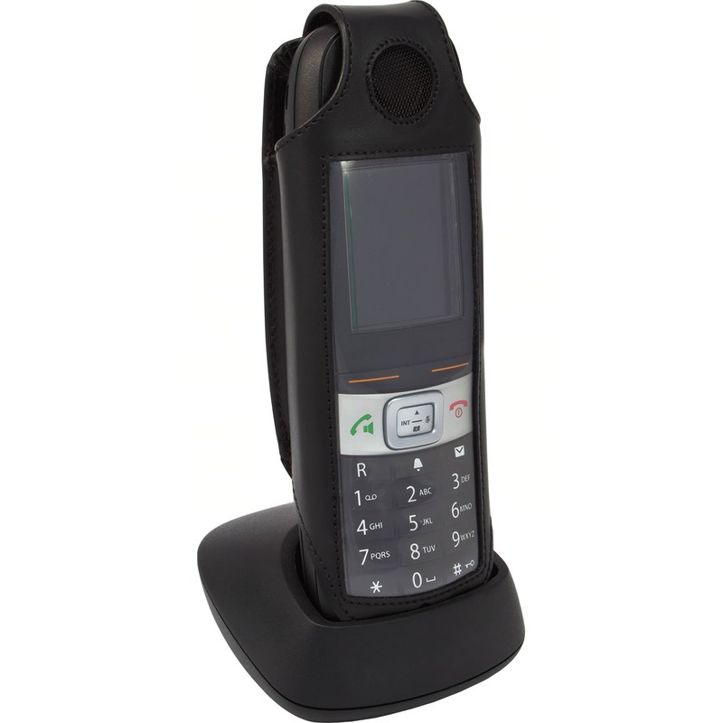 Gigaset Leather Case with Detachable Swivel Belt Clip for R650H