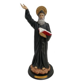 12" San Charbel Makhluf Statue Figurine Figure Saint Santo St