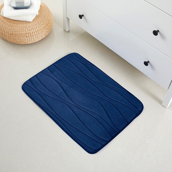 Yafa Home Fashion Swirls Shaped Design Embossed Solid Color Memory