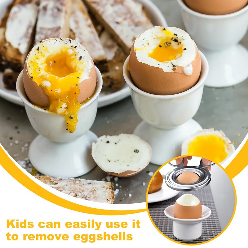 Egg Opener, Egg Picker, Stainless Steel Egg Scissor Time-Saving Egg