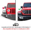 Linksip Angry Eye Headlight Covers Compatible with 2024 2025+ Jeep