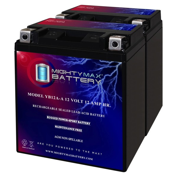 Mighty Max YB12A-A 12V 12AH Battery compatible with Honda CB350F