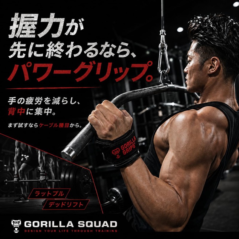 Gorilla Squad Gorilla Grips Power Grip Ver.2.7 High Strength Anti-Slip