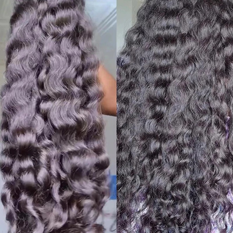 Raw Vietnamese Cambodian Wavy Natural Wave Curls 100% Unprocessed Human