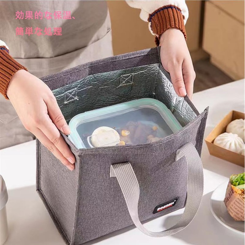 Lunch Bag, Insulated Lunch Bag, Stylish, Office, Work, School, Picnic,