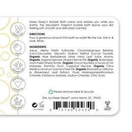 Deep Steep Bubble Bath, 17 Ounce (Pack of 2) (Lemon Cream)