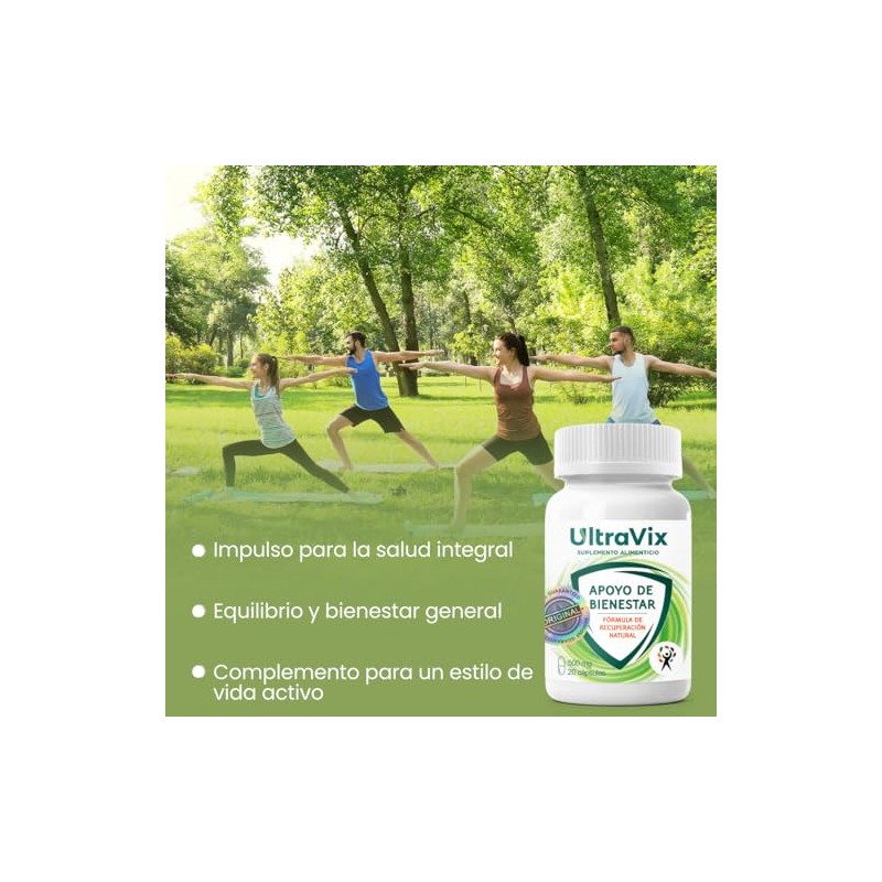 Ultravix Suplemento Alimenticio 100 Natural Cápsulas Romero Orégano Ajo Colageno
