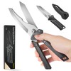 Chenovate® Heavy Duty Kitchen Scissors,Kitchen Shears with Knife & Scissor