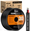 Nilight 30FT 16AWG Oxygen-Free Copper Wire Red Black Electrical Wires