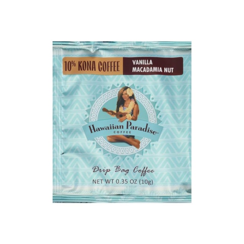 Hawaiian Paradise Coffee 10% Kona DBC 4 Types (Hazelnut Island