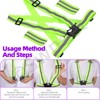 Swpeet 9Pcs Reflective Sash and Vest Assortment Kit, Reflective Sash