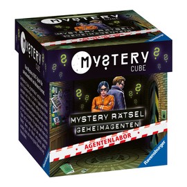 Ravensburger 20227 - Mystery Cube - The Agent Lab - For Puzzle Enthusiasts from 10 Years, White