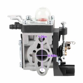 Carbhub A021004600 Carburetor Fit for Echo SRM2620 BRD2620 HCA2620 PAS2620 T262X 2620T PE-2620 String Trimmer with A226002030 Air Filter Kit