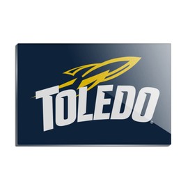 University of Toledo Rockets Logo Rectangle Acrylic Fridge Refrigerator Magnet
