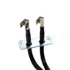 Place4parts Half Moon Fan Oven Element for Neff U1721N0GB/02, U1721N2GB/01,
