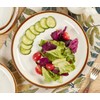 ONEMORE Ceramic Plates Set of 6, 8.5 inch Small Dinner