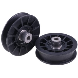 Solarhome Juego de poleas tensoras planas y poleas tensoras planas 532194327 532194326 compatible con Husqvarna Poulan Craftsman Snapper