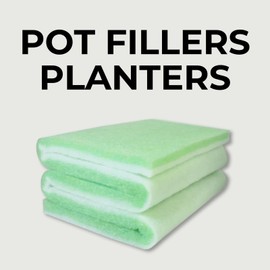 3Pcs(47.2" x 11.8") Extra-Thick Planter Insert – Lightweight Plant Pot Filler, Cut-to-Fit Root Protection Pad, Helps Reduce Overwatering & Retains Moisture for Indoor & Outdoor Planters