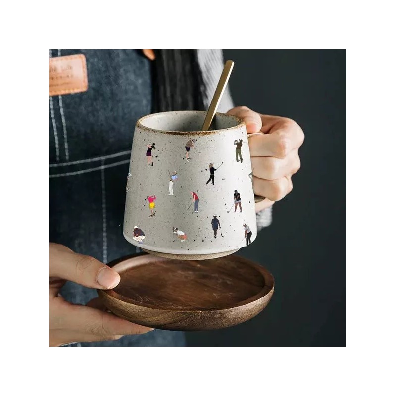 Artsy Em - Golf Fairway Harmony Stoneware Mug - 11