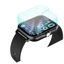 [5 Pack] Futanwei for AERXHF Y13 Smart Watch Screen Protector 1.83", PET Film [Case Friendly] [HD Transparency] [Anti-Fingerprint] [Anti-Scratch] [Bubble Free] Designed for AERXHF Y13 Screen Protector