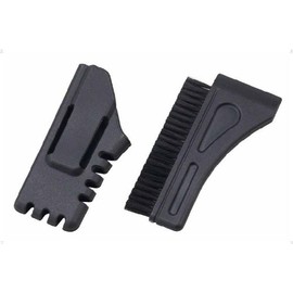 Zett BL2230 Baseball Umpire Brush (with Case) Black