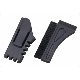 Zett BL2230 Baseball Umpire Brush (with Case) Black