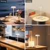 EppieBasic Rechargeable Table Lamps Cordless: Set of 2 Battery Operated