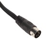 DIN 5Pin Male to 2 RCA Female and 3.5mm Cable