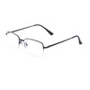 JoXiGo Half Frame Reading Glasses for Men Women Metal Rectangular