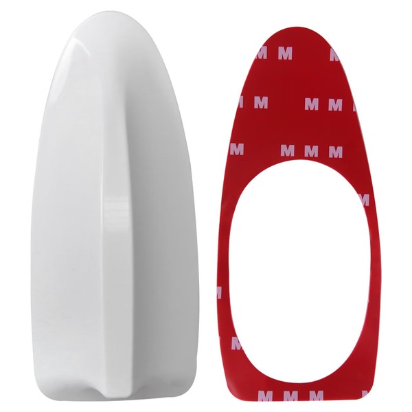 MIFADLE US Shark Fin Roof Car Antenna White Radio FM/AM