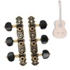 Alomejor 3 Pairs Classic Guitar Pegs Tuning Pegs Rustproof Easy