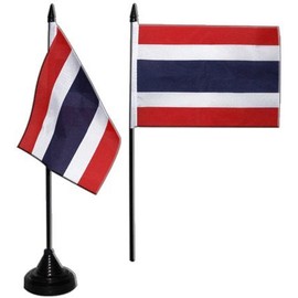 Thailand Table Flag 4 x 6 inch