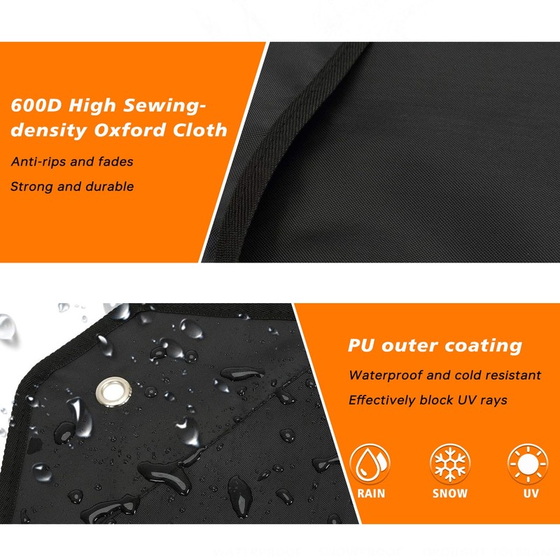 HUAREW Winter Central Air Conditioner Covers for Outside Units, 600D
