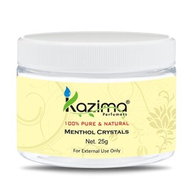 KAZIMA Premium Menthol Crystals 25 Gram - 100% Pure Natural