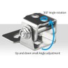 YehVeh 2 Pack Motorcycle Driving Light Mount Bracket Adjustable Stand